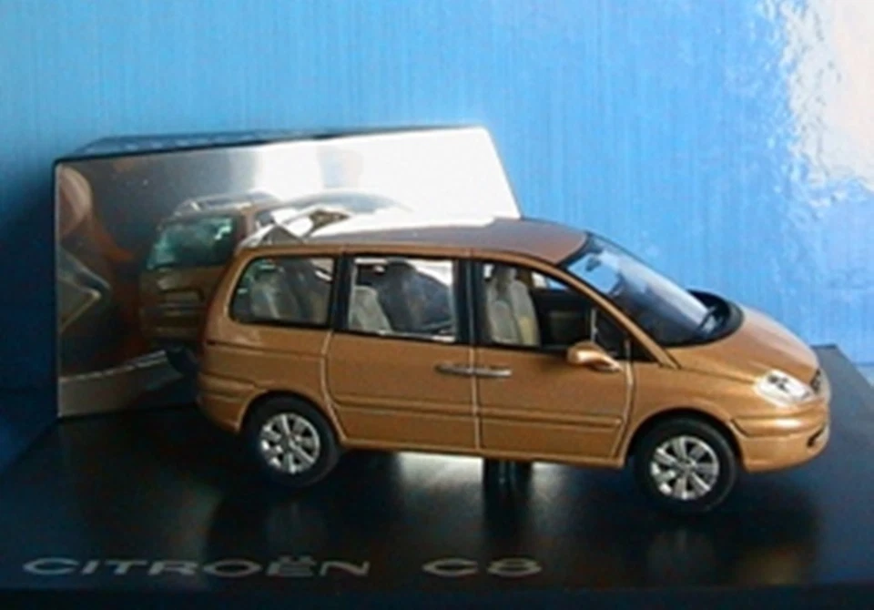 CITROEN C8 MINIVAN 2002 BEIGE METALLIC NOREV 159204 1/43 ROAD COGNAC MONOSPACE - Photo 1/1