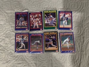 1990 Long John Silvers Superstar Baseball  Cards Complete Sets  1-8 Sealed -D21
