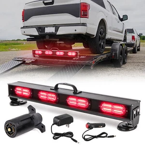 22" Wireless LED Tow Light Bar 7 Way Blade Transmitter For RV Truck Car Hauler - Picture 1 of 14