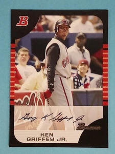 2005 Bowman Ken Griffey Jr Cincinnati Reds #75 ⚾ - Picture 1 of 2