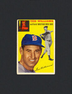 Ted Williams 1954 Topps #250 - Boston Red Sox - VG+