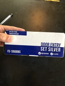FORTSTRONG Einstiegsgarnitur silber FS-1050DBS mit Riegel und Schlüssel - Bild 1 von 6