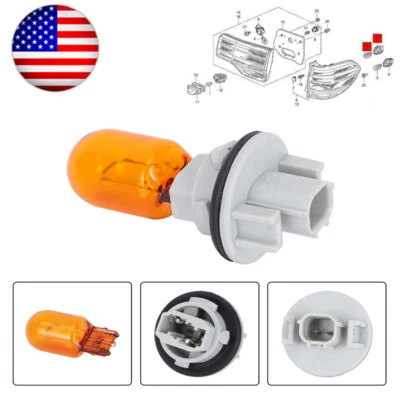 Turn Signal Light Bulb Socket Lamp Marker Flasher For Acura MDX ILX Honda Civic - Image 1 of 4