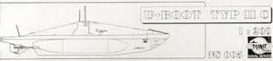 PLANET MODELS NS 006 U-BOOT TYP II D - Bild 1 von 1