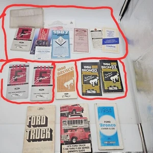 Ford Truck F150 F350 Bronco Bronco II Truck F Series Owner's manuals CHOOSE - Picture 1 of 24
