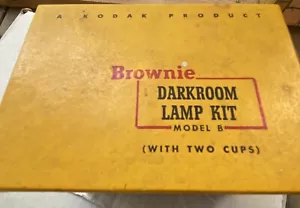 VINTAGE Kodak Brownie Dark Room Safe Light KIT MODEL B inbox - Picture 1 of 6