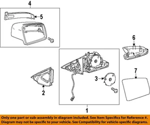 MERCEDES OEM 04-19 C250 Front Door Outside Mirrors-Motor 1718201042 - Picture 1 of 1