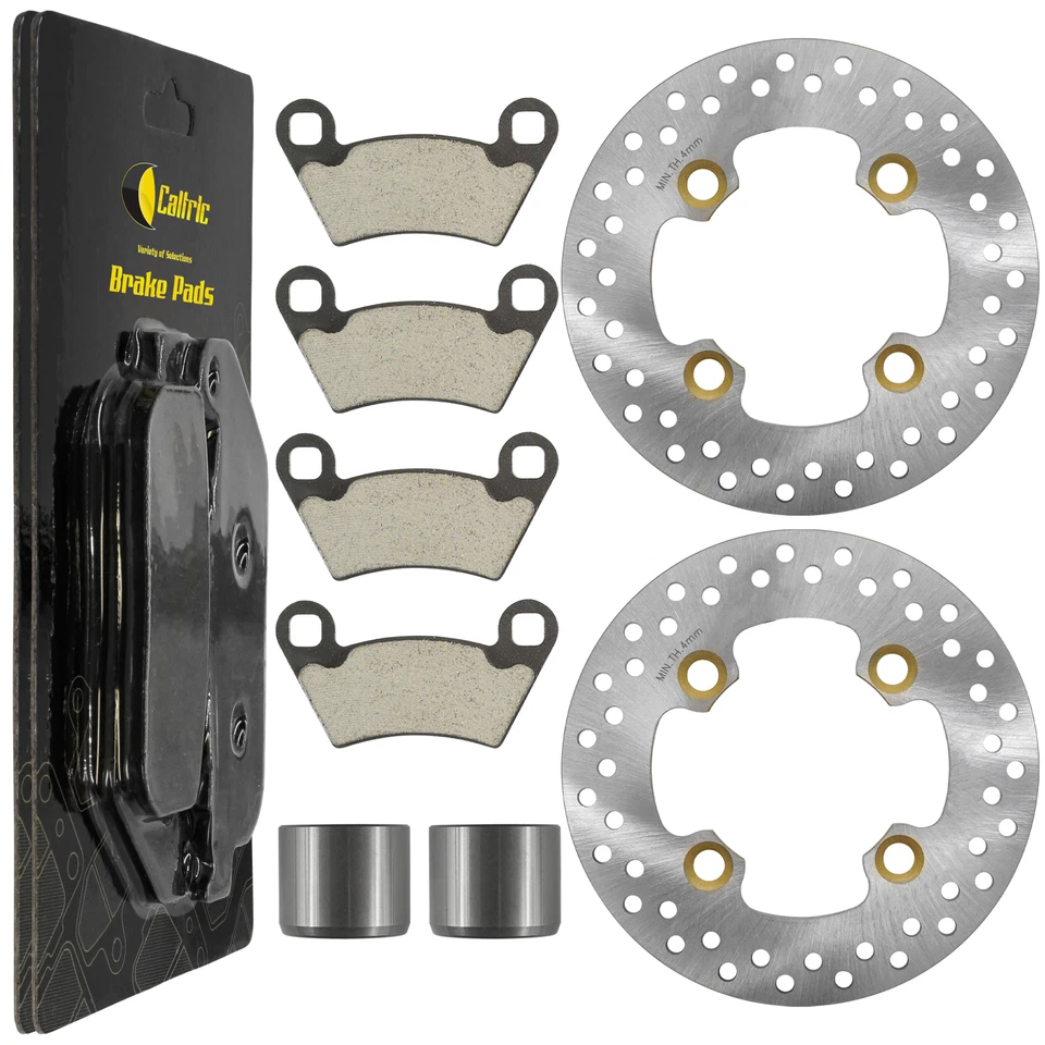 2 Rear Brake Disc Rotor Piston W/ Pads for Polaris RZR XP 900 2011 2012 2013 - Image 1 of 4
