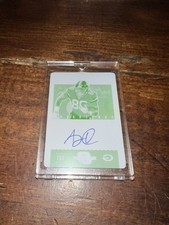 2020 panini contenders optic aj dillion printing plate auto