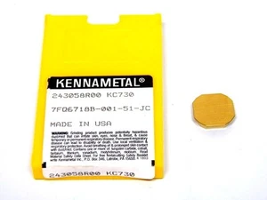 NOS 1 Pc Kennametal 243058R00 Carbide Insert KC730 ............(6-1-1) - Picture 1 of 2