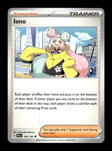 Pokemon Paldea Evolved Iono 185/193 - Picture 1 of 3