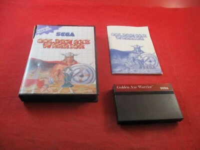 Golden Axe Warrior (Sega Master System) COMPLETE w/ Box manual game WORKS! - Image 1 of 4