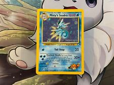 Pokémon TCG Misty's Seadra PRERELEASE HOLO Promo Pokemon Promos 9/132 Holo Promo