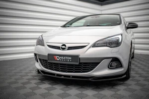 Cup Spoilerlippe SCHWARZ für Opel Astra GTC OPC-Line J Frontlippe Ansatz V1 - Bild 1 von 8
