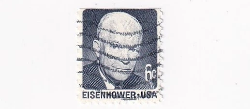 STAMP US SCOTT  1393 "Dwight D. Eisenhower" 6 CENT 1970 USED - A - Image 1 of 1