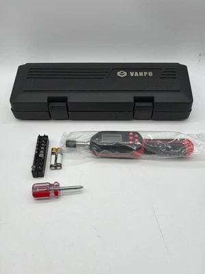 VANPO Digital Torque Screwdriver 0.3-6 Nm / 2.66-53.1 in-lb - Black  - Image 1 of 2