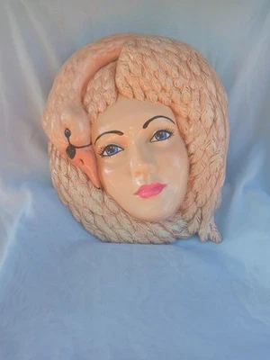 Porcelana colgante de pared estilo veneciano cisne para mujer pintada a mano vintage Foto 1 de 3