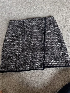 Ann Taylor loft women’s Red White black tweed  size 14 new - Picture 1 of 9