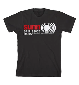 sunn O))) T-shirt black Sub Pop Logo NEW Professionally made and printed - Picture 1 of 3