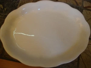 Plato pequeño ovalado blanco EUREKA 9,5" X 7" Vintage - Imagen 1 de 4