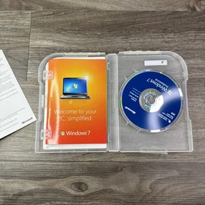 Microsoft Windows 7 Professional Full Retail Version 32 bit & 64 bit w/ Key - Picture 1 of 3