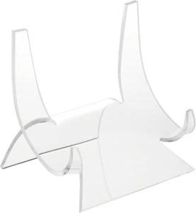 5x Plymor Clear Acrylic Scoop Display Easel Holder Lot Championship Belts Nice! - Picture 1 of 1