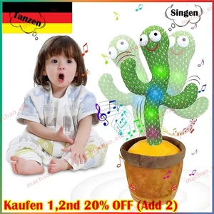 Sprechender Tanzender Kaktus Elektronischer Shake Elektronischer Plüschtier DHL - Bild 1 von 13