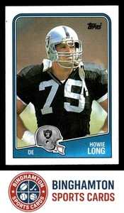 1988 Topps #333 Howie Long Los Angeles Raiders - Foto 1 di 2