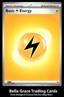 2023 SV01: Scarlet & Violet Base Set Basic Lightning Energy #004 Pokemon TCG - Image 1 of 2