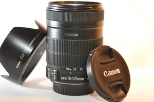 Canon EF-S 18-135mm f/3.5-5.6 IS lens EW-73B for EOS Rebel T8 T7 T6 80D 90D 70D - Picture 1 of 9