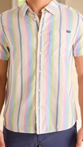 Chubbies Mens Button Front Friday Shirt Mens XL Resort Weave Soft Serve New D30 - Picture 1 of 5