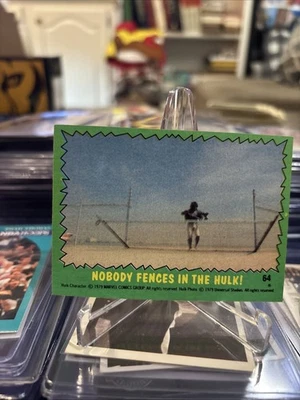 1979 Topps Incredible Hulk Card # 64 Nobody Fences in the Hulk! NM Free Shipping - Image 1 of 4