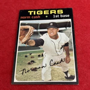Topps Norm Cash 1971 #599 - Imagen 1 de 8