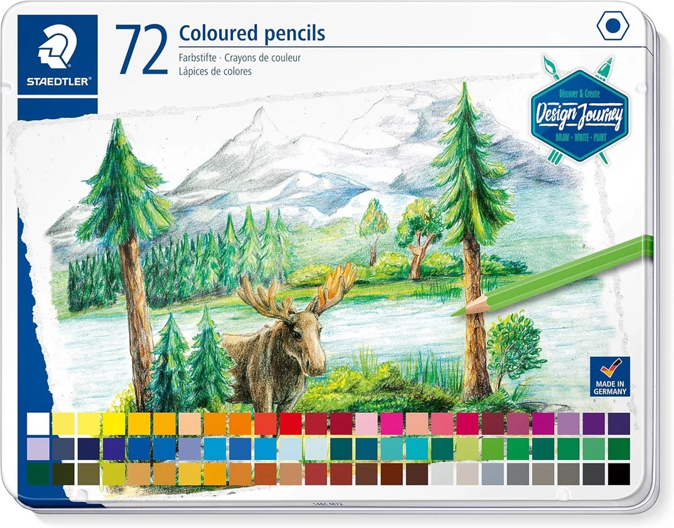 Experience the Vibrant Colors of STAEDTLER Coloured Pencils in a 72 Pack - image 1 of 4