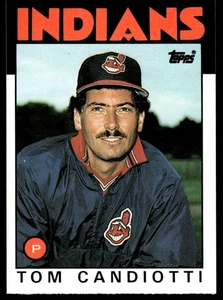 1986 Topps Traded Tom Candiotti #18T - Picture 1 of 2