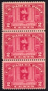 US Scott Q2 postfrisch NH OG 2c carmine rose City Carrier Lot Z154 bhmstamps - Bild 1 von 2