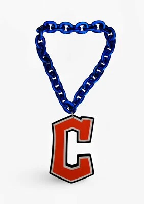 Cleveland Guardians Big Chain 8"x5" EVA Foam Logo 34” Blue/Red Chain Fan Gear - Image 1 of 4