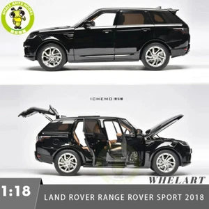 Modellino auto pressofuso nero 1/18 Whelart Land Rover Range Rover Sport 2018 regali - Foto 1 di 19