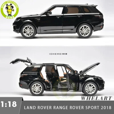 1/18 Whelart Land Rover Range Rover Sport 2018 Black Diecast Model Car Gifts - Image 1 of 4