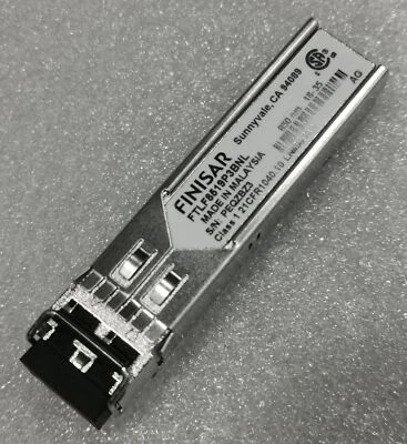 FINISAR FTLF8519P3BNL 850nm MM SX Gigabit 1000BASE-SX Multimode SFP Module - Image 1 of 4