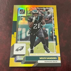 2022 PANINI DONRUSS MILES SANDERS Premium PRESS PROOF PARALLELO #172 AQUILE - Foto 1 di 1