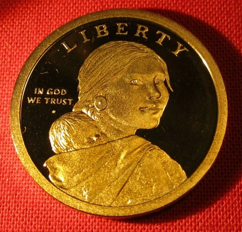 2010 S Proof Sacagawea Native American Dollar Cover