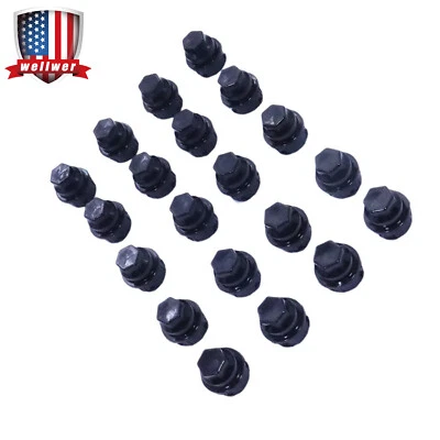 Paquete de 20 cubiertas de tuerca M24-2.0 hexagonal 19 mm para Pontiac Firebird G5 G6 Foto 1 de 4