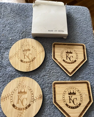 KC ROYALS SEASON TICKET MEMBER COASTER SET  NIB Cover