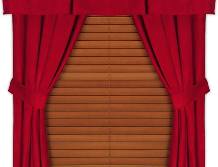 NUEVO Cortina Micro Gamuza 82" x 63" incluye 2 paneles con lazos Deep Claret  Foto 1 de 1