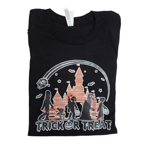 Star Wars Trick or Treat Disneyland Tshirt Black Size M - Picture 1 of 7