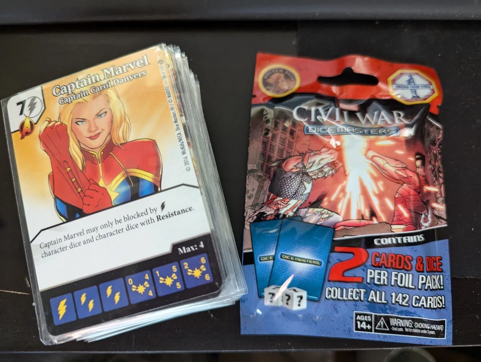 ¡Tú eliges! Tarjeta y troquel individual - Wizkids Neca Dicemasters Marvel Civil War Foto 1 de 1