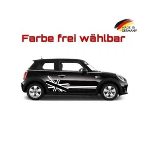 2 x Seitenstreifen Auto Aufkleber Flagge passend für Mini Cooper oder andere - Bild 1 von 6