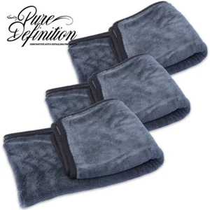 Car Miracle Drying Towels 3 Pack Detailing Towel 50 x 100cm Pure Definition - Picture 1 of 7