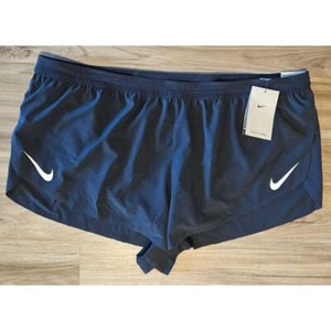 Nike Running Black Shorts Mens 3XL AeroSwift Dri-Fit ADV 2" Lined FN3349-010 - Picture 1 of 9